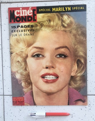 Rare cinemonde with marilyn - rare,