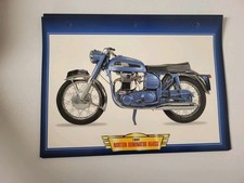 Carte Fiche Moto Passion Édition Atlas Norton Dominator 650ss