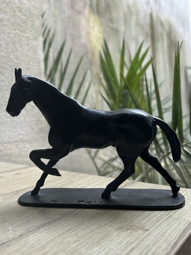 élégant cheval bronze - cheval, en