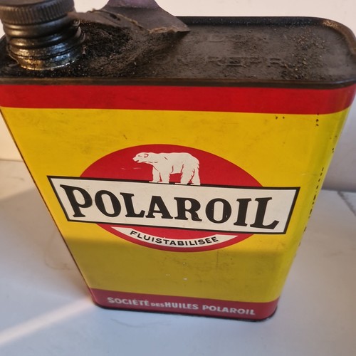 Ancien bidon huile - ancien, polaroil