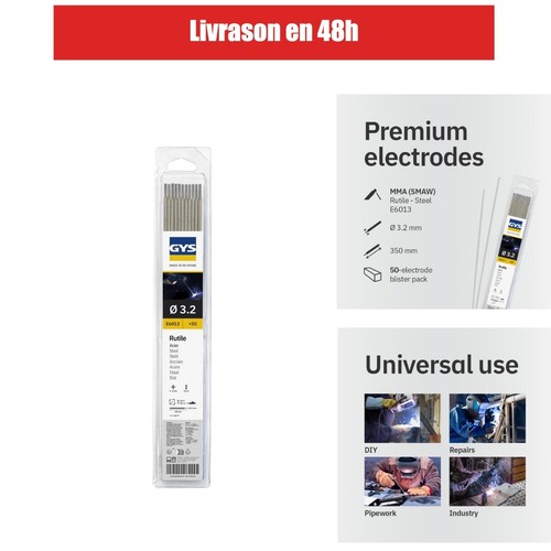 Gys electrodes rutiles acier - gys,
