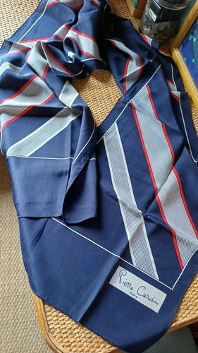 Foulard soie vintage pierre - foulard,