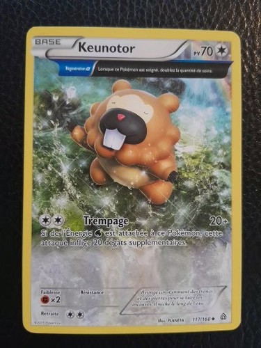 Carte pokémon 117 160 - carte,