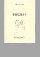 POESIES - PAUL VALERY -