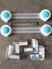 protection enfants , placards et coins de table transparent, 6 pièces adhésives,
