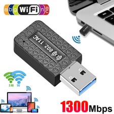 Adaptateur PC WIFI WLAN USB 3.0 clé 1300 Mbit/s 5GHz double bande antenne dongle