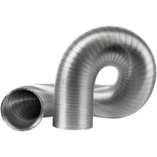 Tuyau de ventilation flexible en aluminium 8 cm/80 mm - 15 m de long - Pour s...