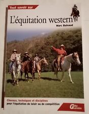 Livre : L'équitation western - Marc Bainaud