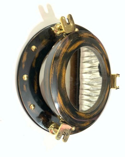Miroir rond fait main - 12",