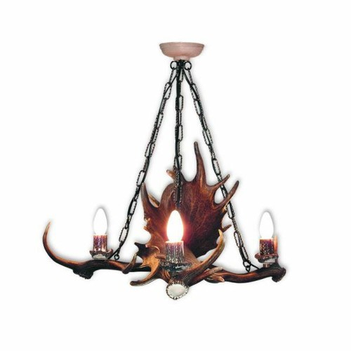 Lustre avec vrai bois - , de