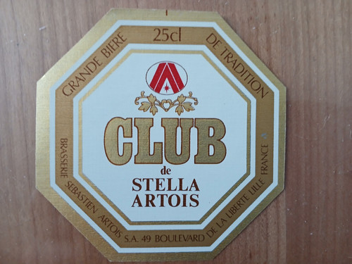 étiquette stella artois - étiquette,