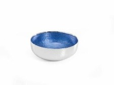 Bol Rond En Verre Et Argent Phénix