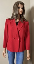 Veste blazer rouge 45% laine
