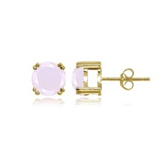 8mm Rond Cristal Rose