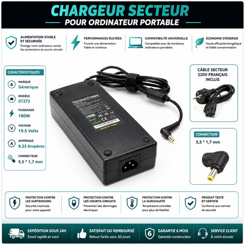 Chargeur pour acer predator - chargeur,