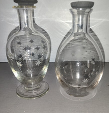 2 Anciennes Carafes Cristal