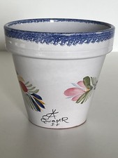 POT DE TERRE HB HENRIOT faïencerie de Quimper diamètre 13 cm parfait état