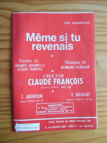 Partition orchestre claude - partition,