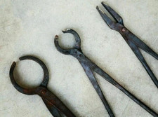 Lot de 3 pinces de forgeron