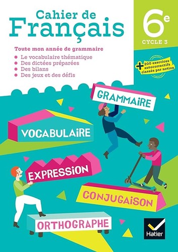 Cahier français éd - français, 6e