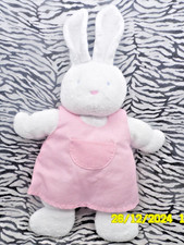 P? KLORANE DOUDOU PELUCHE LAPIN ROBE ROSE ANCIEN MODELE 35CM ETAT MOYEN