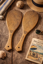 Rare Paire Raquettes Anciennes