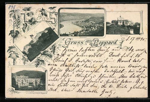 Carte postale précurseur