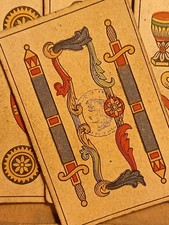 Jeu d’aluette (dit aussi jeu de la vache) – B.P. Grimaud – XIXe siècle – rétro –