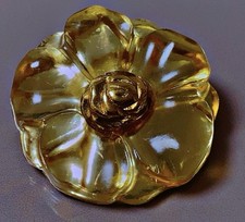 Vintage camelia broche Kenzo Paris pendentif Kenzo camelia pendant brooch