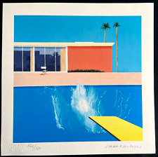 David Hockney Lithographie COA