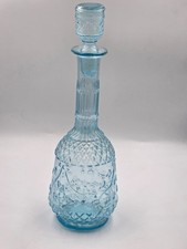 carafe ancienne vere bleu