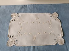 Centre de table blanc lin