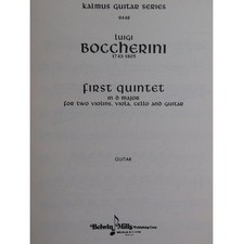 BOCCHERINI Luigi Quintet No 1