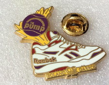 pin's vintage tennis Roland Garros 1992 Reebock  (the pump)  Arthus Bertrand