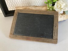 225⚜️ Décoration Ancienne Ardoise D'écolier Vintage Longueur 26,5 Cm