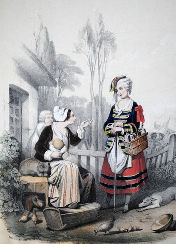 Lithographie xixe regnier - lithographie, &