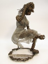 Sculpture femme fil - en, de