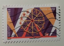 TIMBRE FRANCE LA GRANDE ROUE CARNET « LA FÊTE FORAINE »