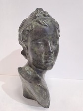 Buste de chérubin en terre