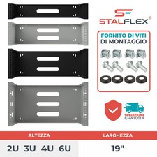 Support mural rack 2u - support, 3u