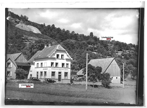 Plaque verre photo ancienne