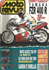 MOTO REVUE N°3025 YAM FZR 400 R / SIDE BIKE TORO-TDM / GUZZI 750 SP / SURBOTTES