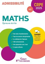 CRPE 2025 - Maths - Épreuve écrite (M2) Manuel + Parcours de révisions interacti