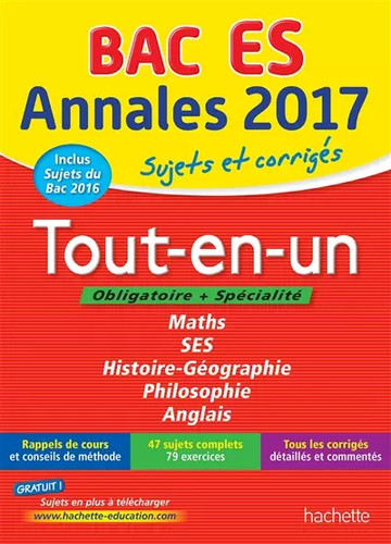 Annales bac 2017 tout un - annales,