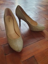 Chaussures homme-femme 44 scintillant, talon haut