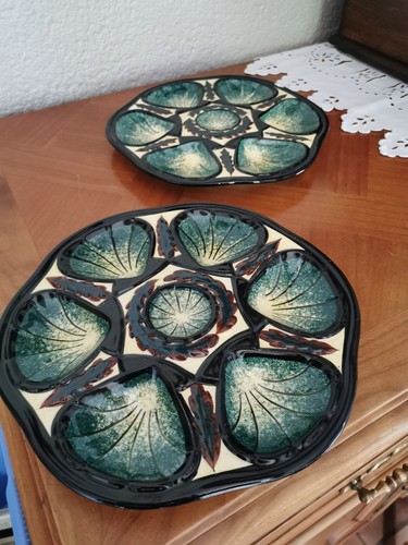 Assiettes huîtres en - à,