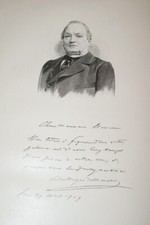 DES HAYES DE MARCERE MINISTRE SENATEUR  GRAVURE SUR BOIS 1910  M444