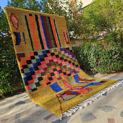 Tapis laine berbère - tapis,