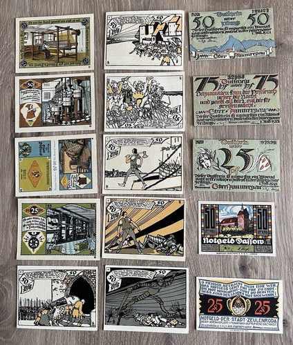 Lot billets allemand - 15,