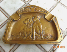 Cendrier en bronze, chiens de
